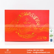 Hộp Đựng Tổ Yến Tinh Chế Cao Cấp Nest Art - Kiểu Hộp Nắp Liền Đáy