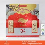 Hộp Quà Tết Đựng Yến Sào Nha Trang Loại Lớn 12 Hủ - Kiểu Âm Dương