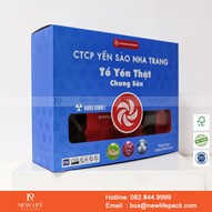 Hộp Đựng Tổ Yến Chưng Sẵn 6 lọ Mẫu 01 - Yến Sào Nha Trang