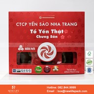 Hộp Đựng Tổ Yến Chưng Sẵn 6 lọ Mẫu 02 - Yến Sào Nha Trang