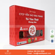 Hộp Đựng Tổ Yến Chưng Sẵn 6 lọ Mẫu 02 - Yến Sào Nha Trang