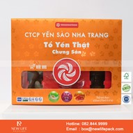 Hộp Đựng Tổ Yến Chưng Sẵn 6 lọ Mẫu 03 - Yến Sào Nha Trang
