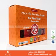 Hộp Đựng Tổ Yến Chưng Sẵn 6 lọ Mẫu 03 - Yến Sào Nha Trang