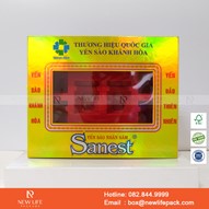 Hộp Đựng Yến Sào Nhân Sâm Khánh Hòa Loại 6 Hủ - Kiểu Âm Dương