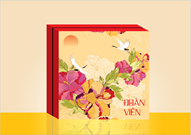 Hộp trung thu 4 bánh mã 22- 2023 (28.5*28.5*7.2) cm